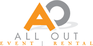 All Out Event Rental Logo