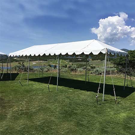 10 x 30 Standard Frame Canopy/ Tent for rent in Salt Lake City Utah