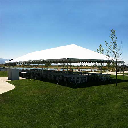 30 x 80 Standard Frame Canopy-Tent for rent in Salt Lake City Utah