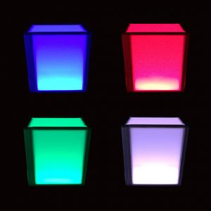 LED Lighted Cube 18″ x 18″ x 18″