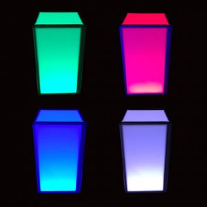 LED Lighted Furniture 24″x 24″x 42″