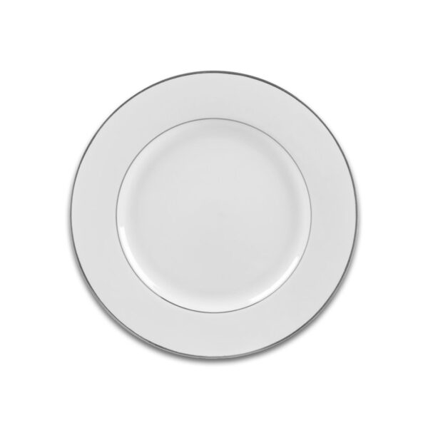 Silver Double Line Salad Plate for rent in Salt Lake City Utah