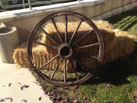 Wagon Wheel Decor for Rent in Salt Lake City Utah