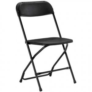 Black Folding Chair for rent in Utah