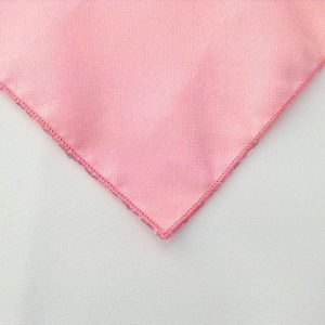 Pink Polyester Napkin Linen for rent in Ogden Utah