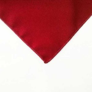 Turkey Red Polyester Napkin for rent in Salt Lake City Utah