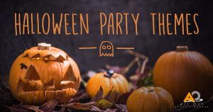 Halloween pumpkin graphic theme party