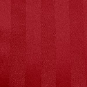 Poly Stripe Red Linen Swatch