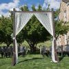 Fruitwood Arch with Lace Rear View for Rent in Utah