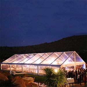 40 x 80 Clear Top Canopy Tent for rent in Salt Lake City Utah