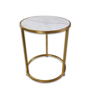 Marble and Gold Accent Table for rent in Park City Utah