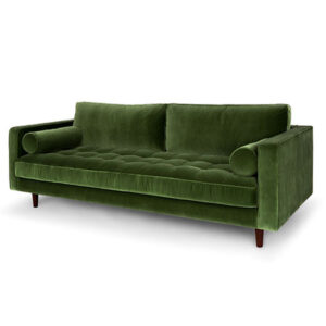 Sven Grass Green Sofa for rent in Salt Lake City Utah