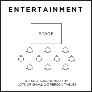 entertainment event seating plan