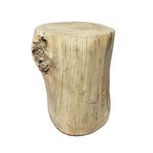 Faux Wood Stump Accent Table for rent in Salt Lake City Utah