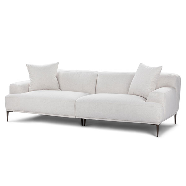 Abisko Quartz White Sofa for rent in Salt Lake city Utah