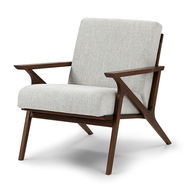 Mist Gray Walnut Lounge Chair for rent near Salt Lake City Utah