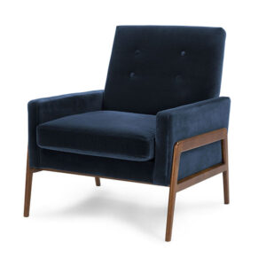 Nord Blue Armchair for rent in Park City Utah