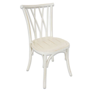 Whitewashed Willow Chair for rent in Salt Lake City Utah