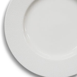 Amanda White Textured bread and Butter Plate for rent in Salt Lake City Utah