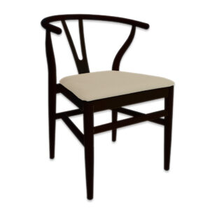 Black Wishbone Chair for rent in Salt Lake City Utah