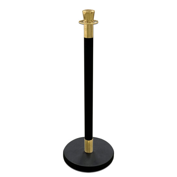 Black and Gold Stanchion for rent in Salt Lake City Utah