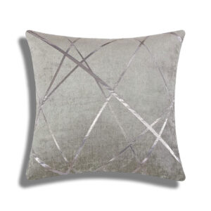 Silver Stripe Chenille Throw Pillow for rent in Salt Lake City Utah