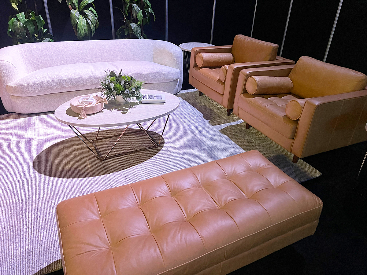 Charme Tan Leather Armchair