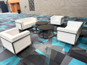 Black Wood Grain Coffee & Nesting Table