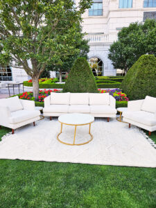 Miller Boucle White Armchair