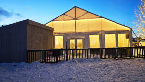 40′ x 105′ Timbertrac Frame Tent