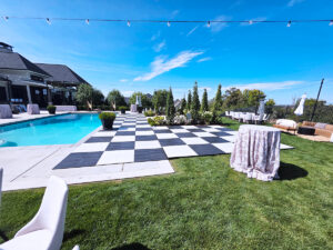 Black & White Oak Dance Floor