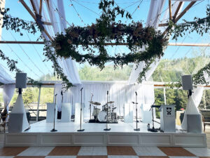 White Wood Stage Veneer
