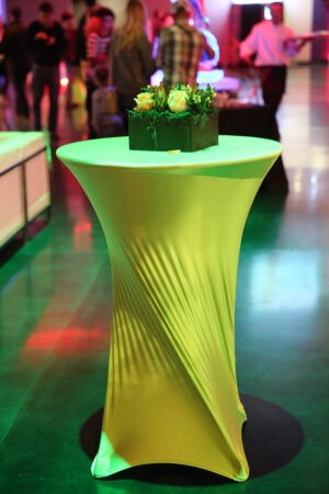 Spandex Neon Yellow Linen