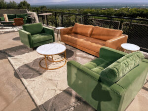 Charme Tan Leather Sofa