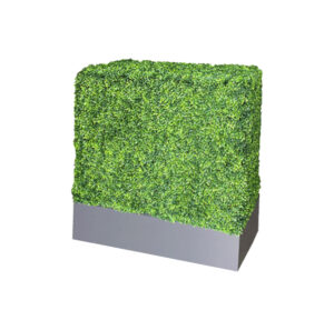 Artificial Boxwood Hedge with Planter Box