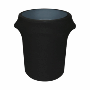 Gray Garbage Can