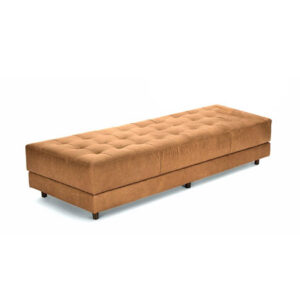 Charme Tan Leather Daybed
