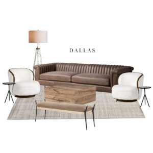 Dall as Furniture Collection for rent in Park City Utah