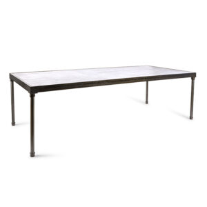 Edison Whitewash Dining Table 8′