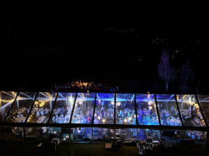 40′ x 90′ Jumbo Trac Clear Top Canopy/ Tent