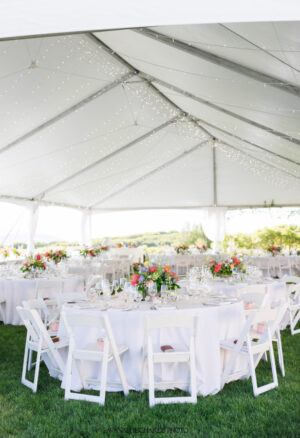 White Resin Chair with Pad