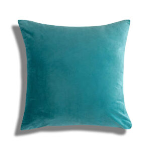 Light Teal Velvet Throw Pillow 18″x18″