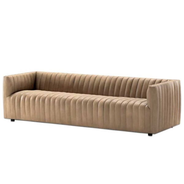Palamino Leather Sofa for rent in Salt Lake City Utah