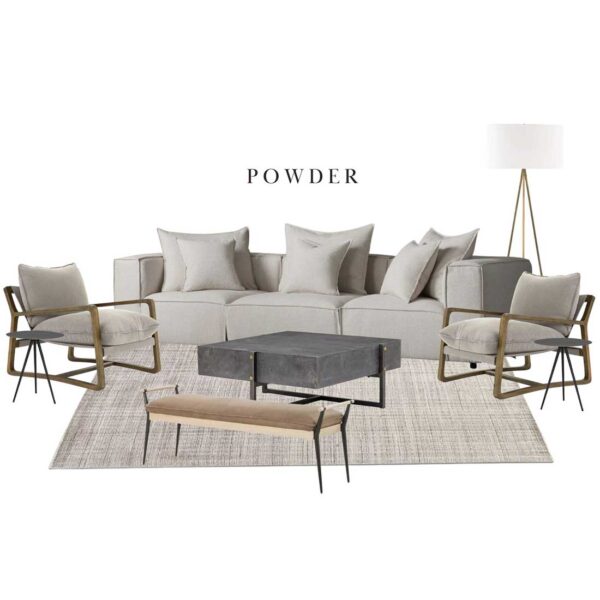 Powder Furniture Collection for rent in Park City Utah