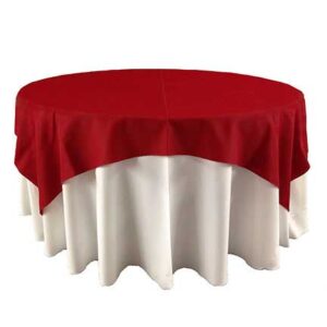 Red Polyester Linens
