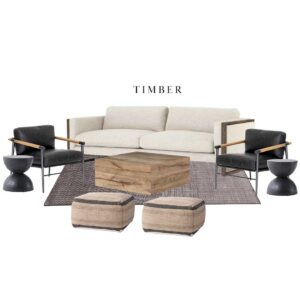 Timber Furniture Collection for rent in Park City Utah