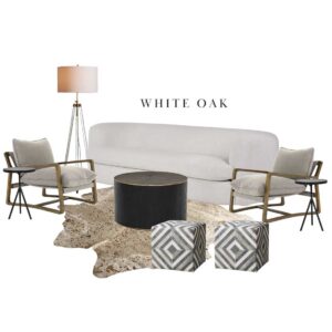 White Oak Furniture Collection for rent in Park City Utah