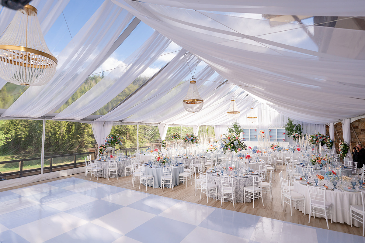 40′ x 70′ Jumbo Trac Clear Top Canopy/ Tent