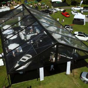 40' x 60' Clear Top with Black Trim Cascade Canopy/Tent