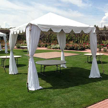 10 x 10 Standard Frame Canopy Tent All Out Event Rental